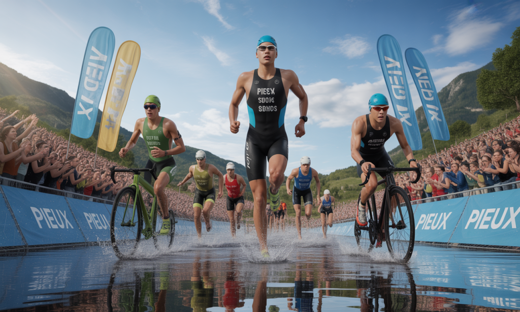 plongez au cœur du triathlon des pieux grâce à notre galerie photo exclusive : revivez l'événement qui a réuni plus de 220 passionnés de sport dans une ambiance conviviale et dynamique.