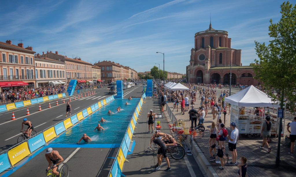 dimanche, vivez le triathlon à toulouse ! plusieurs rues seront fermées pour accueillir l'événement sportif. découvrez toutes les infos sur les accès et les horaires pour profiter pleinement de cette journée exceptionnelle.