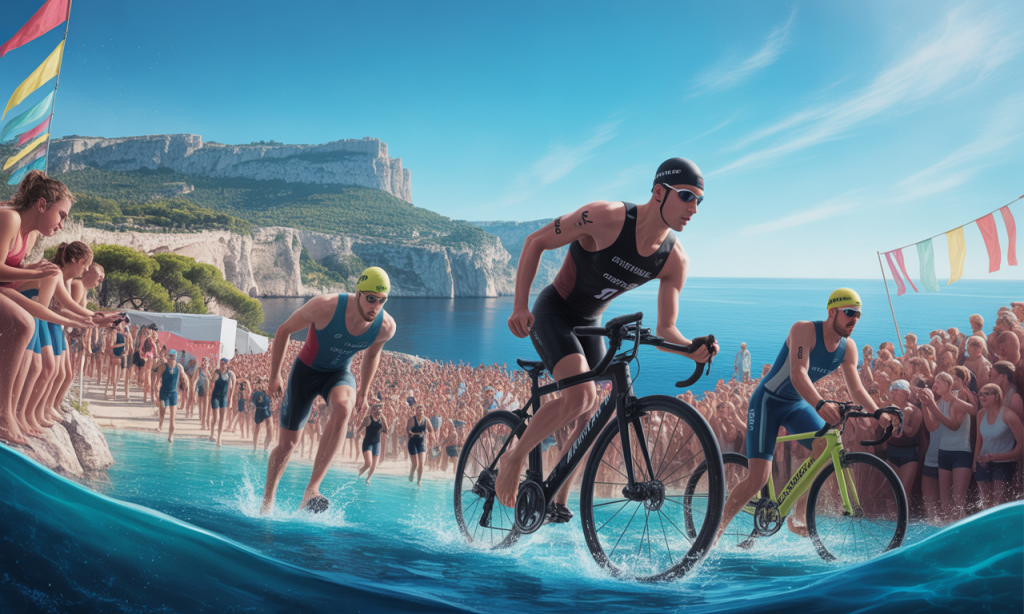 participez au triathlon de cassis, un événement sportif majeur alliant natation, vélo et course à pied dans un cadre exceptionnel. ne manquez pas cette compétition incontournable pour amateurs et passionnés de triathlon !