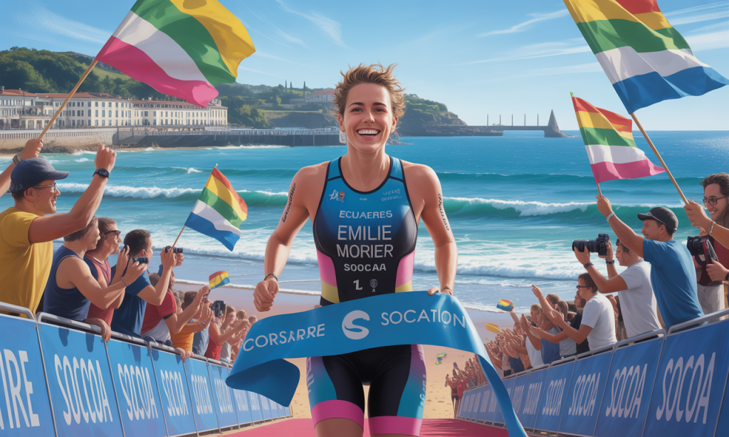 découvrez le retour attendu d'émilie morier au triathlon des corsaires à socoa. une athlète de haut niveau prête à relever le défi et à marquer cette nouvelle édition de sa présence inspirante.