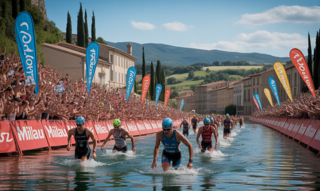 participez à un week-end unique avec le millau grands causses triathlon : des épreuves intenses, des paysages spectaculaires et une ambiance inoubliable, idéal pour sportifs et passionnés d'aventure.