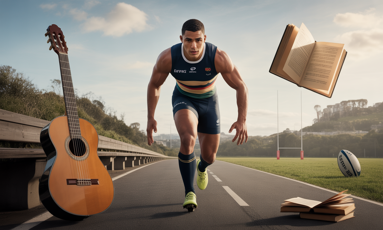 découvrez arfeuil, l'étoile montante du top 14, qui se distingue par ses talents multiples en musique, littérature et triathlon.