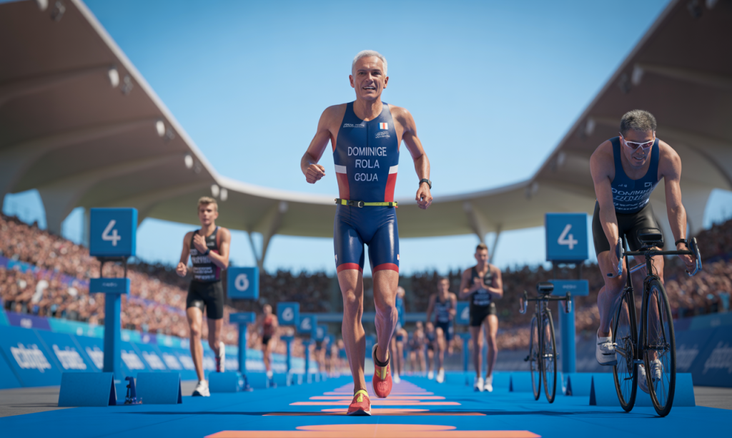 à 65 ans, dominique fournier de mâcon réalise une performance exceptionnelle en décrochant la 4e place lors de la finale des championnats du monde de triathlon à doha.